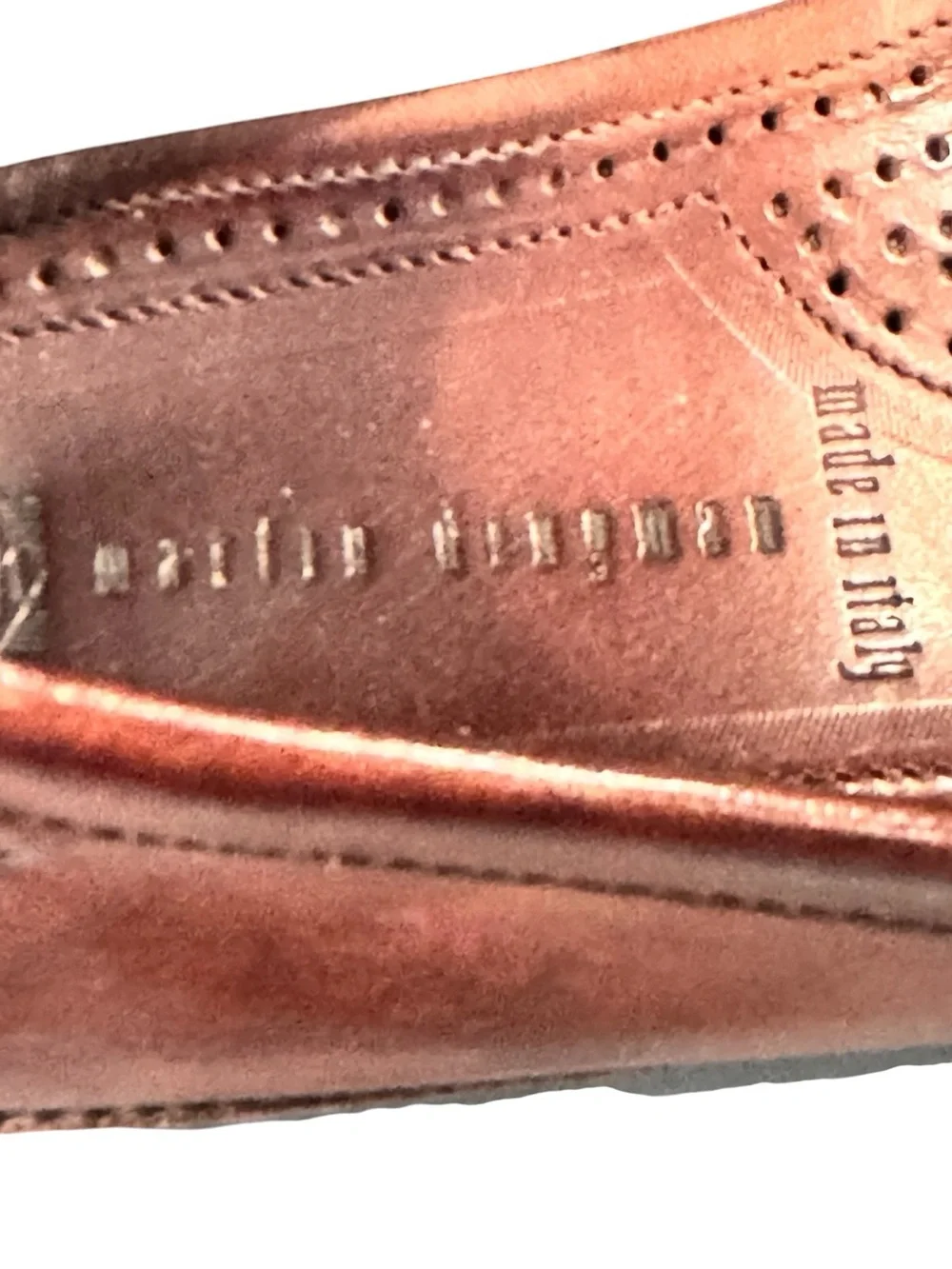 Martin Dingman Brown Loafer Walking Shoe 8.5
